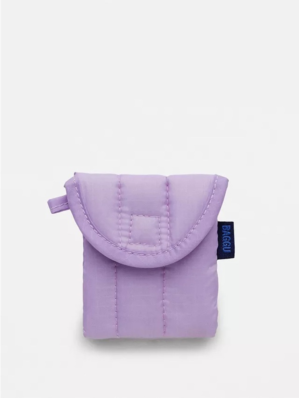 Baggu lavender puffy earbuds/airpods case